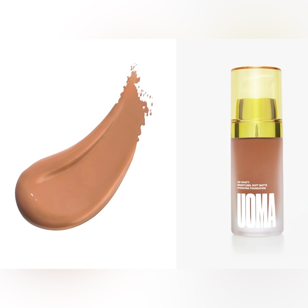 NIB UOMA Beauty Say What?! Hydrating Foundation: Bronze Venus T1C